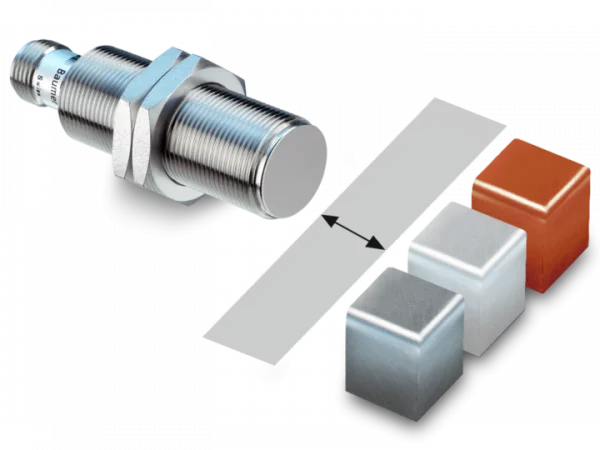 Factor 1 – same sensing distance on any metal