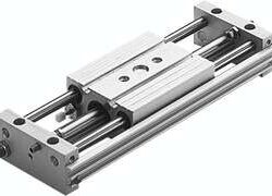 Magnetically coupled pneumatic cylinders
