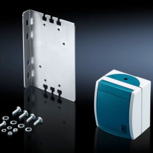 Service socket for enclosure frame attachment