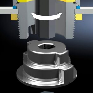 Assembly tool for HD cable glands