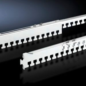 Cable clamp rails, depth-variable for TS, TE