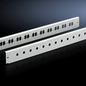 Patch panels for fibre-optic splicing box, depth-variable, and fibre-optic breakout box, 1 U