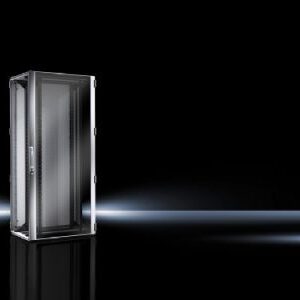 Network/server enclosure TS IT with glazed door, IP 55, with 482.6 mm (19") mounting frame