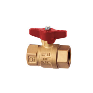 FULL BORE ANTIFROST BALL VALVE - "CR" BRASS - T12 SERIES - ALUMINIUM BUTTERFLY HANDLE