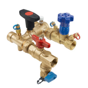 MONOLINK WITH VARIABLE ORIFICE BALANCING VALVE AND BALL VALVE WITH STRAINER