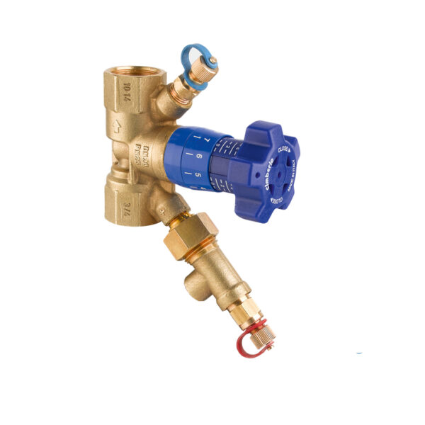 BALANCING VALVE - VARIABLE ORIFICE - PN 25 - "CR" BRASS - FITTING FOR CAPILLARY TUBE