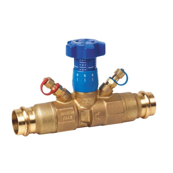 BALANCING VALVE - VARIABLE ORIFICE - PN 25 - PRESS-FITTING END