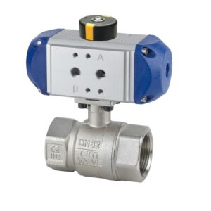 Pneumatic actuated ball valves