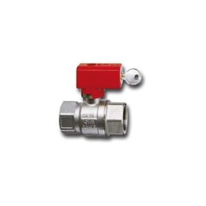 FULL BORE BALL VALVE WITH LOCKABLE HANDLE IN OPEN/CLOSED POSITION - SERIES T12