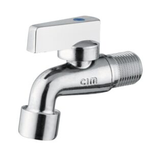 BALL BIB COCK WITH AERATOR - CHROME PLATED POLISHED FINISH - PN 16