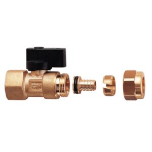 BALL VALVE FEMALE CONNECTIONS FOR PEX PIPE - HEAVY TYPE - PN 16