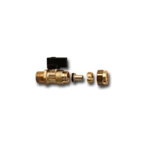 BALL VALVE MALE CONNECTIONS FOR PEX PIPE - HEAVY TYPE - PN 16