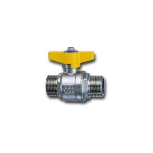 FULL BORE BALL VALVE FOR GAS - EN 331 - T12G SERIES - ALUMINIUM BUTTERFLY HANDLE