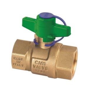 NO LEAD BALL VALVE - "CR" - SCC - T12CRNL SERIES - TAMPER PROOF DEVICE