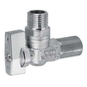 RIGHT ANGLE BALL VALVE - MALE/MALE - PN 16