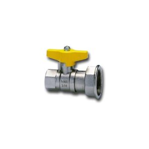 Gas meter ball valves