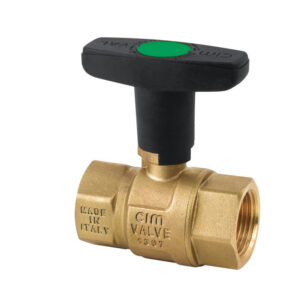 NO LEAD BALL VALVE - "CR" - SCC - T12CRNL SERIES - 6/6 NYLON HANDLE