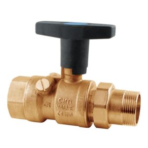 BALL VALVE WITH PRESSURE AND TEMPERATURE TEST POINTS - FEMALE/UNION CONNECTIONS - IN "CR" BRASS